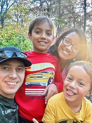 Dave and family at Embrace Wellness